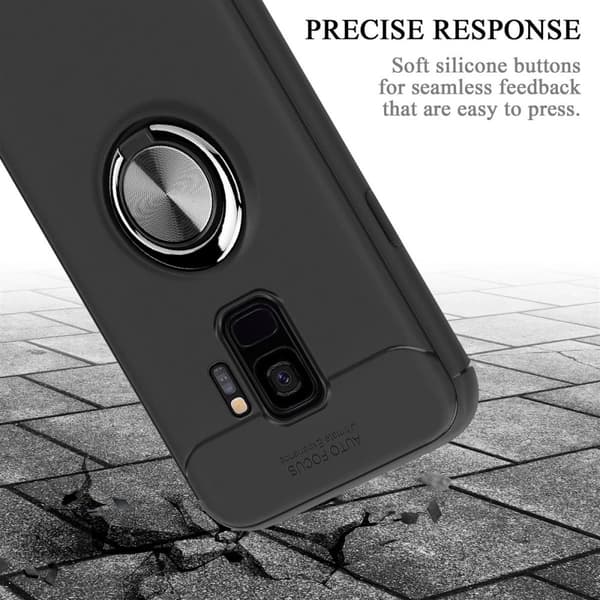 Deksel til Samsung Galaxy S9 Silikondeskel med fokusring laget av TPU-silikon