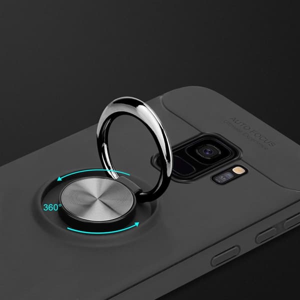 Deksel til Samsung Galaxy S9 Silikondeskel med fokusring laget av TPU-silikon