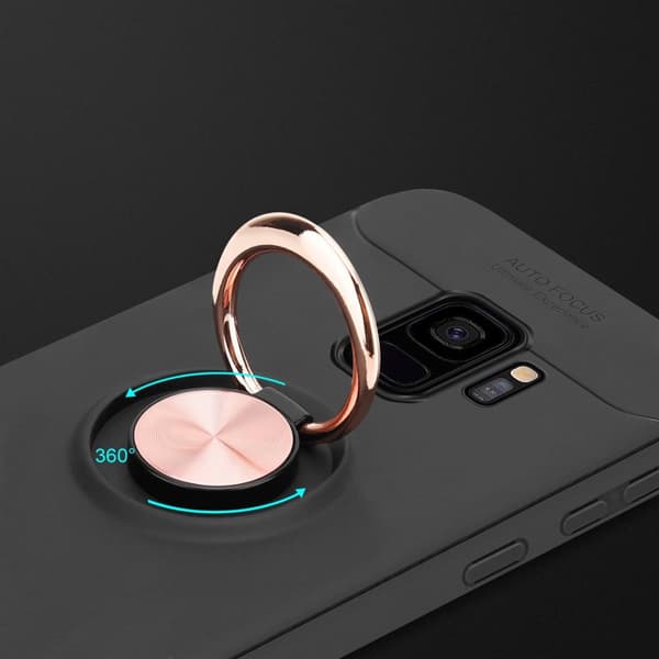 Samsung Galaxy S9 Skal Skyddsfodral Fodral med fokusring av TPU-silikon