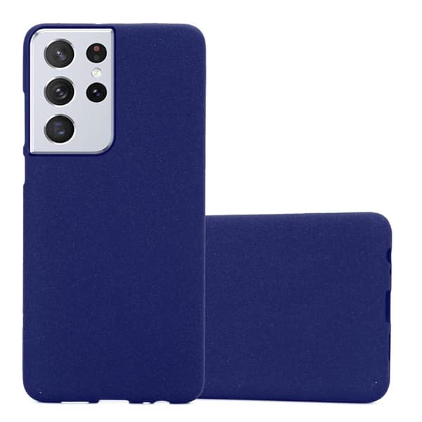 Cover Samsung Galaxy S21 ULTRA Etui Case () FROST MØRKEBLÅ