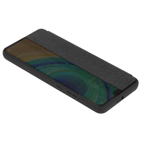 Deksel til Huawei MATE 30 Lommebokdeksel i fiberoptikk Beskyttelsesdeksel med stativfunksjon