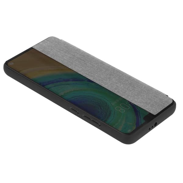 Deksel til Huawei MATE 30 Lommebokdeksel i fiberoptikk Beskyttelsesdeksel med stativfunksjon