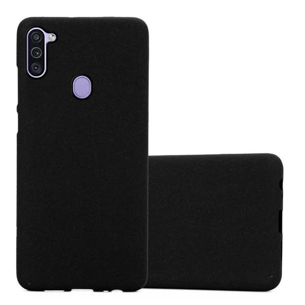 Samsung Galaxy A11 / M11 Suojakuori Suojakotelo Case Cover FROST MUSTA