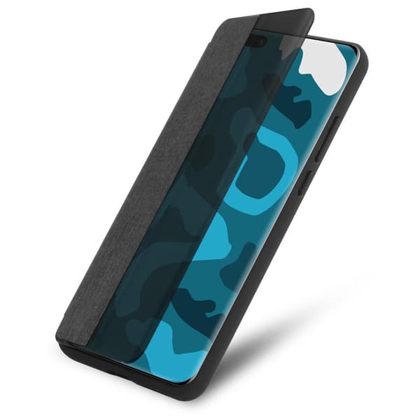Huawei P40 Skal Plånboksfodral Case Fodral Smart Cover i fiberoptik med ståfunktion