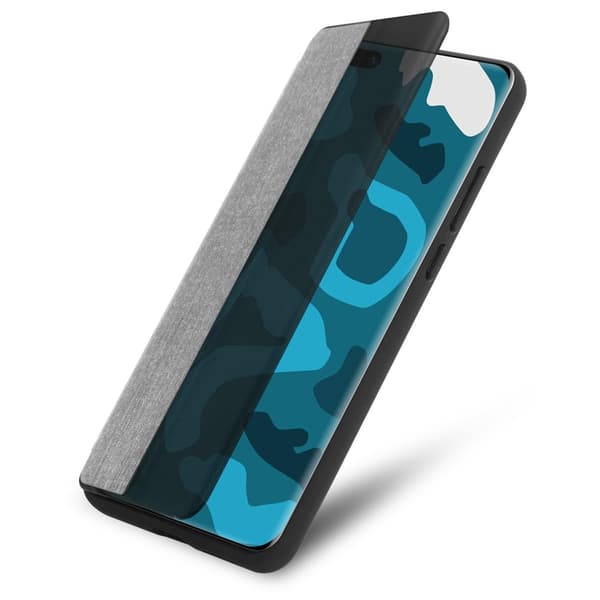 Huawei P40 Skal Plånboksfodral Case Fodral Smart Cover i fiberoptik med ståfunktion