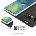 Pikkukuva 6 / 8: Huawei MATE 20 Suojakotelo Suojakuori Lompakkokotelo Matkapuhelinkotelo jossa magneettisuljenta, jalusta-toiminto ja korttitasku