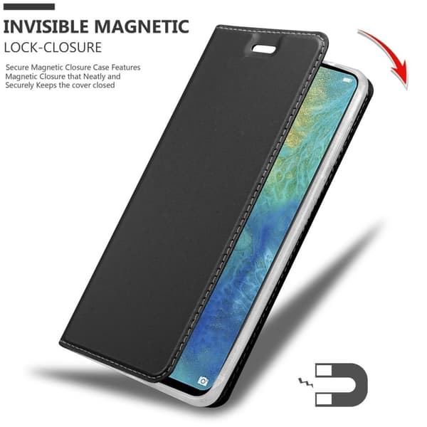 Huawei MATE 20 Suojakotelo Suojakuori Lompakkokotelo Matkapuhelinkotelo jossa magneettisuljenta, jalusta-toiminto ja korttitasku