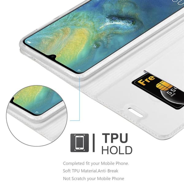 Huawei MATE 20 Suojakotelo Suojakuori Lompakkokotelo Matkapuhelinkotelo jossa magneettisuljenta, jalusta-toiminto ja korttitasku