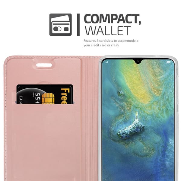 Huawei MATE 20 Suojakotelo Suojakuori Lompakkokotelo Matkapuhelinkotelo jossa magneettisuljenta, jalusta-toiminto ja korttitasku