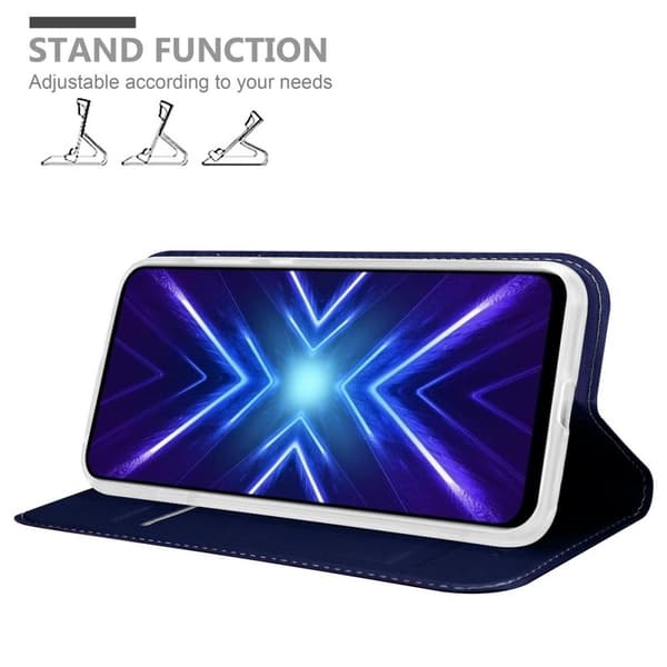 Honor 9X Suojakotelo Suojakuori Lompakkokotelo Matkapuhelinkotelo jossa magneettisuljenta, jalusta-toiminto ja korttitasku