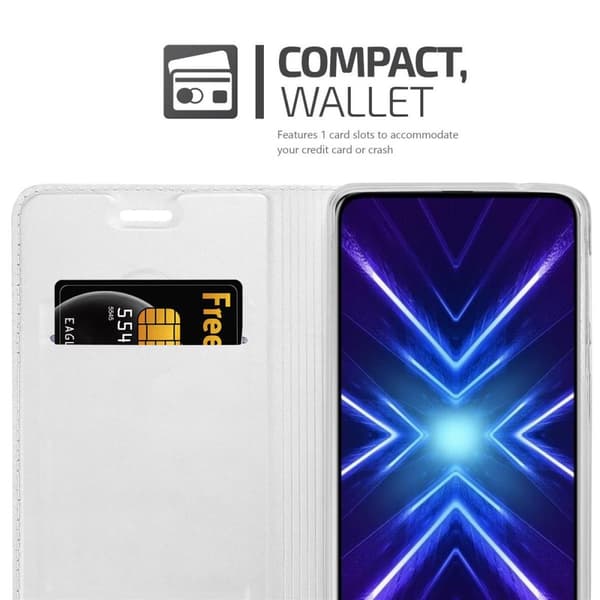 Honor 9X Suojakotelo Suojakuori Lompakkokotelo Matkapuhelinkotelo jossa magneettisuljenta, jalusta-toiminto ja korttitasku