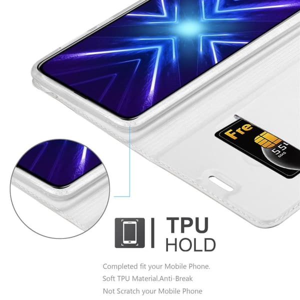 Honor 9X Suojakotelo Suojakuori Lompakkokotelo Matkapuhelinkotelo jossa magneettisuljenta, jalusta-toiminto ja korttitasku