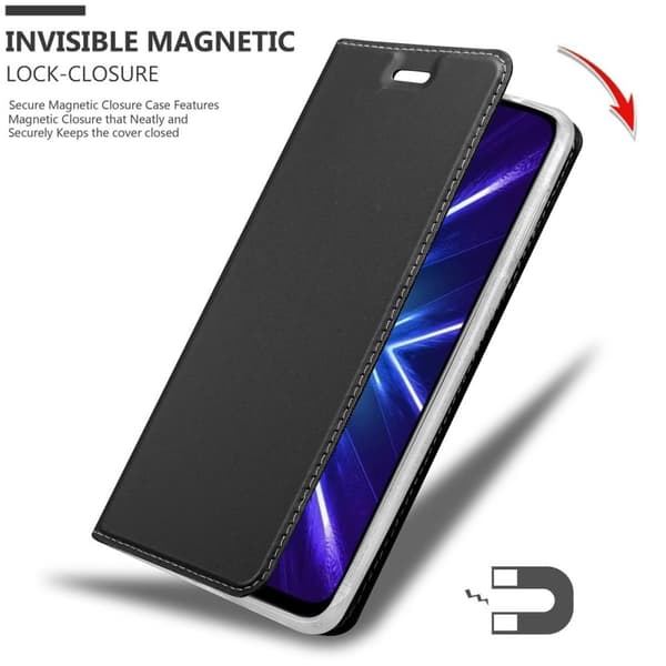 Honor 9X Suojakotelo Suojakuori Lompakkokotelo Matkapuhelinkotelo jossa magneettisuljenta, jalusta-toiminto ja korttitasku