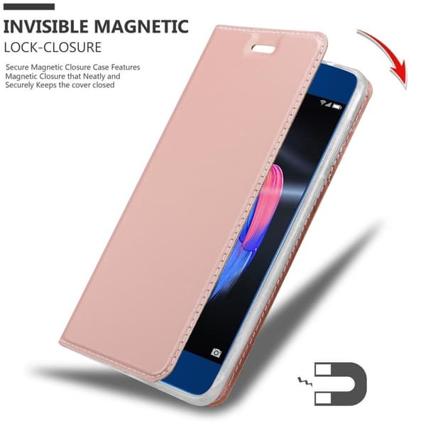 Honor 9 Suojakotelo Suojakuori Lompakkokotelo Matkapuhelinkotelo jossa magneettisuljenta, jalusta-toiminto ja korttitasku