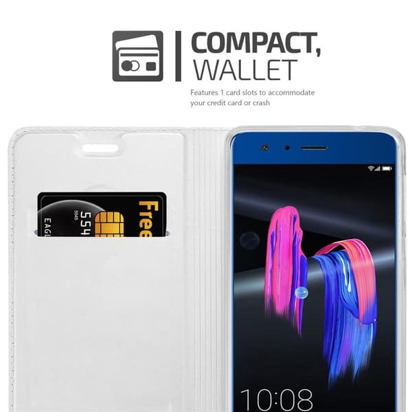 Honor 9 Suojakotelo Suojakuori Lompakkokotelo Matkapuhelinkotelo jossa magneettisuljenta, jalusta-toiminto ja korttitasku