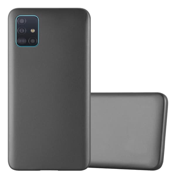 Samsung Galaxy A71 5G Cover Etui Case () METALLISK GRÅ