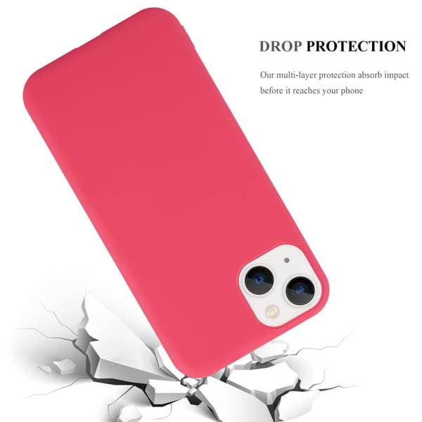 iPhone 14 Skal Fodral Case Cover Mobilskydd av flexibelt TPU-silikon