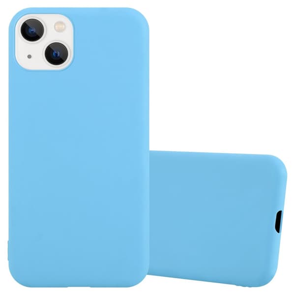 iPhone 14 Skal Fodral Case Cover Mobilskydd av flexibelt TPU-silikon CANDY BLÅ
