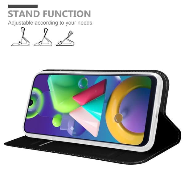 Samsung Galaxy M31 Skal Fodral med magnetisk stängning, ståfunktion och kortficka Mobilskydd