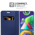 Miniatyrbilde 5 av 8: Deksel til Samsung Galaxy M31 Lommebokdeksel med magnetisk lukking, stativfunksjon og kortlomme