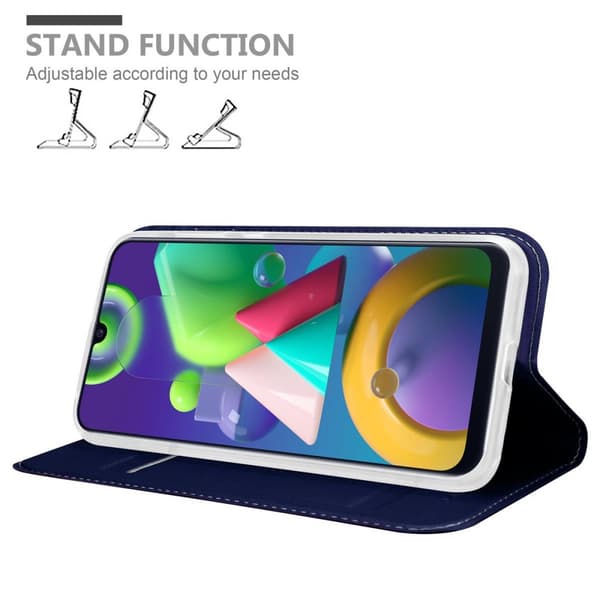 Samsung Galaxy M31 Skal Fodral med magnetisk stängning, ståfunktion och kortficka Mobilskydd