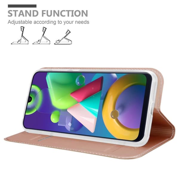 Samsung Galaxy M31 Skal Fodral med magnetisk stängning, ståfunktion och kortficka Mobilskydd