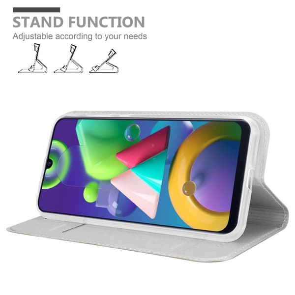 Samsung Galaxy M31 Skal Fodral med magnetisk stängning, ståfunktion och kortficka Mobilskydd