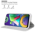 Pikkukuva 4 / 9: Samsung Galaxy M31 Suojakotelo Suojakuori Lompakkokotelo Matkapuhelinkotelo jossa magneettisuljenta, jalusta-toiminto ja korttitasku