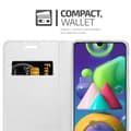 Pikkukuva 5 / 9: Samsung Galaxy M31 Suojakotelo Suojakuori Lompakkokotelo Matkapuhelinkotelo jossa magneettisuljenta, jalusta-toiminto ja korttitasku