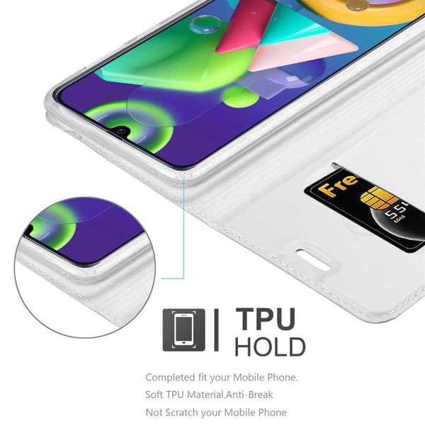 Samsung Galaxy M31 Suojakotelo Suojakuori Lompakkokotelo Matkapuhelinkotelo jossa magneettisuljenta, jalusta-toiminto ja korttitasku