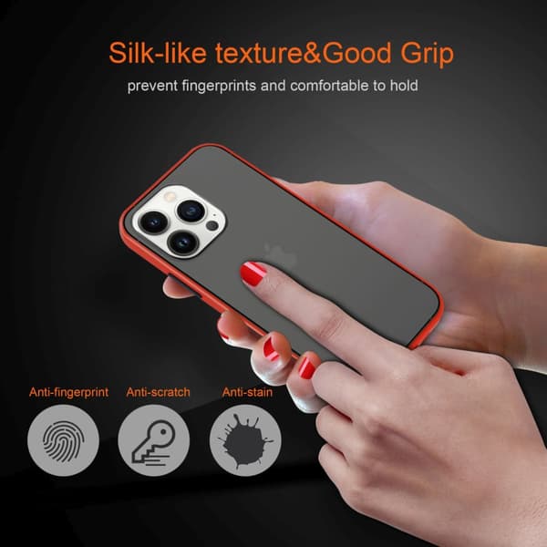 Skal /Mobilskall för iPhone 14 PRO Fodral Mobilskydd med TPU-silikon på insidan och matt plast på baksidan
