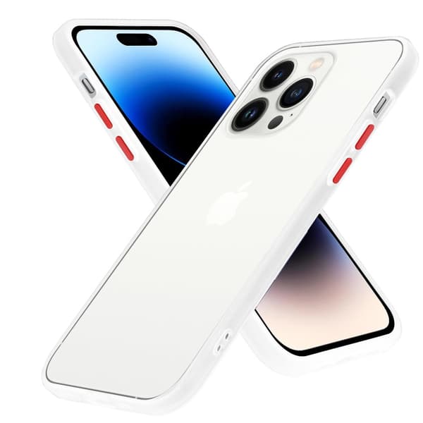 Skal /Mobilskall för iPhone 14 PRO Fodral Mobilskydd med TPU-silikon på insidan och matt plast på baksidan