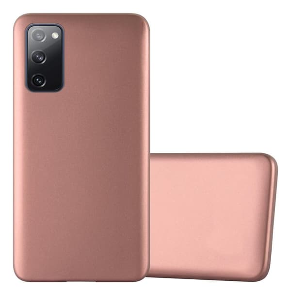 Samsung Galaxy S20 FE Suojakuori Kotelo valmistettu joustavasta TPU-silikonista METALLINEN RUUSUKULTA