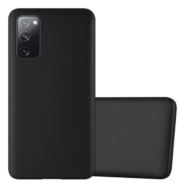 Deksel til Samsung Galaxy S20 FE Beskyttelsesdeksel laget av fleksibelt TPU-silikon METALLISK SVART
