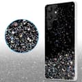 Miniatyrbild 5 av 7: Samsung Galaxy S22 ULTRA Skal Fodral Case Cover av flexibelt TPU-silikon med glittrande glitter