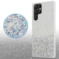 Miniatyrbild 5 av 7: Samsung Galaxy S22 ULTRA Skal Fodral Case Cover av flexibelt TPU-silikon med glittrande glitter