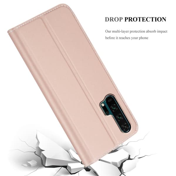 Deksel til Honor 20 PRO Lommebokdeksel med magnetisk lukking, stativfunksjon og kortlomme
