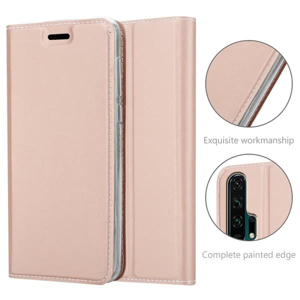 Honor 20 PRO Skal Fodral med magnetisk stängning, ståfunktion och kortficka Mobilskydd