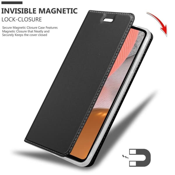 Samsung Galaxy A72 4G / 5G Suojakotelo Suojakuori Lompakkokotelo Matkapuhelinkotelo jossa magneettisuljenta, jalusta-toiminto ja korttitasku