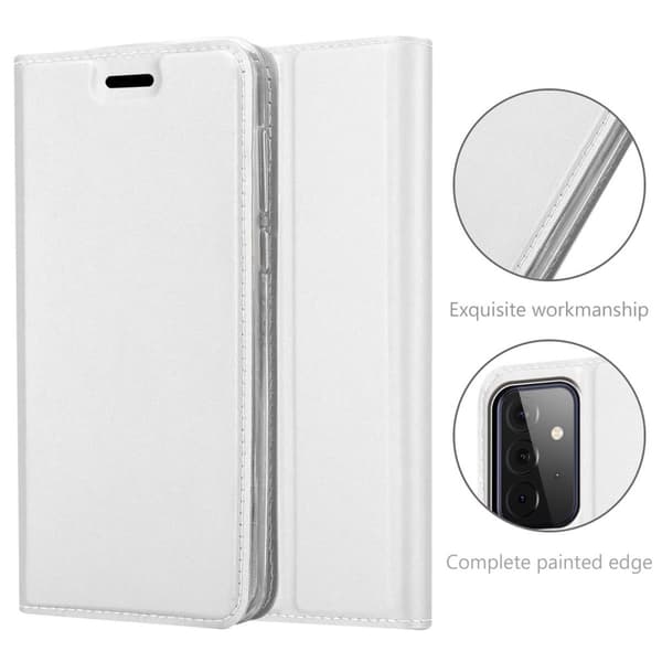 Samsung Galaxy A72 4G / 5G Suojakotelo Suojakuori Lompakkokotelo Matkapuhelinkotelo jossa magneettisuljenta, jalusta-toiminto ja korttitasku