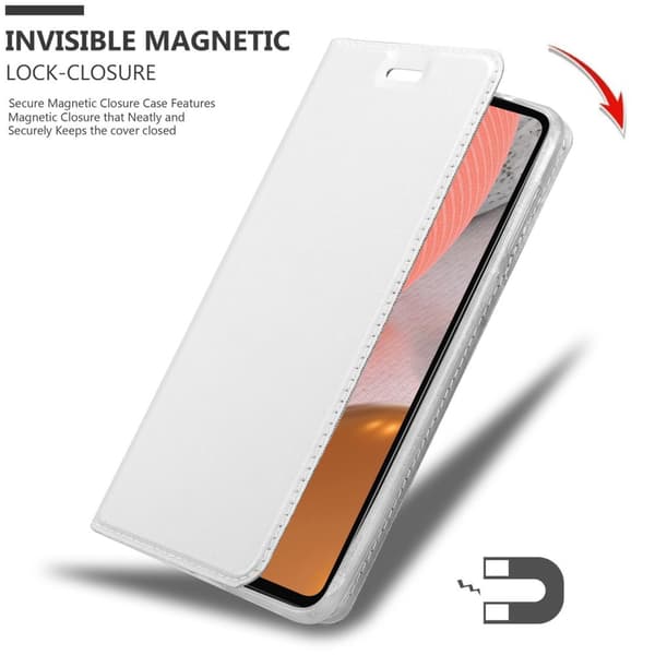 Samsung Galaxy A72 4G / 5G Suojakotelo Suojakuori Lompakkokotelo Matkapuhelinkotelo jossa magneettisuljenta, jalusta-toiminto ja korttitasku