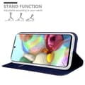 Pikkukuva 4 / 8: Samsung Galaxy A71 5G Suojakotelo Suojakuori Lompakkokotelo Matkapuhelinkotelo jossa magneettisuljenta, jalusta-toiminto ja korttitasku