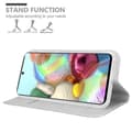 Pikkukuva 4 / 8: Samsung Galaxy A71 5G Suojakotelo Suojakuori Lompakkokotelo Matkapuhelinkotelo jossa magneettisuljenta, jalusta-toiminto ja korttitasku