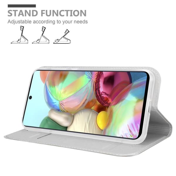 Samsung Galaxy A71 5G Suojakotelo Suojakuori Lompakkokotelo Matkapuhelinkotelo jossa magneettisuljenta, jalusta-toiminto ja korttitasku