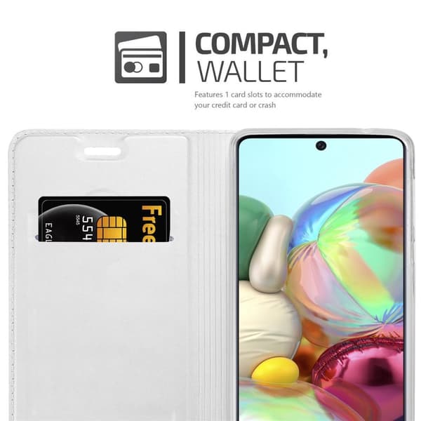 Samsung Galaxy A71 5G Suojakotelo Suojakuori Lompakkokotelo Matkapuhelinkotelo jossa magneettisuljenta, jalusta-toiminto ja korttitasku