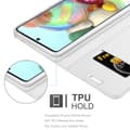Pikkukuva 6 / 8: Samsung Galaxy A71 5G Suojakotelo Suojakuori Lompakkokotelo Matkapuhelinkotelo jossa magneettisuljenta, jalusta-toiminto ja korttitasku