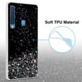 Pikkukuva 4 / 7: Samsung Galaxy A9 2018 Suojakuori Suojakotelo joustavasta TPU-silikonista jossa on kimaltelevaa glitteriä
