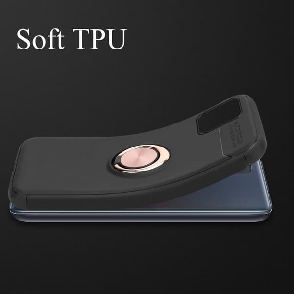 Deksel til Samsung Galaxy A51 4G / M40s Silikondeskel med fokusring laget av TPU-silikon