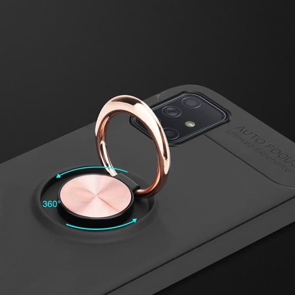Deksel til Samsung Galaxy A51 4G / M40s Silikondeskel med fokusring laget av TPU-silikon