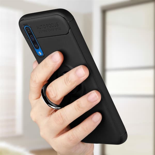 Deksel til Samsung Galaxy A50 4G / A50s / A30s Silikondeskel med fokusring laget av TPU-silikon